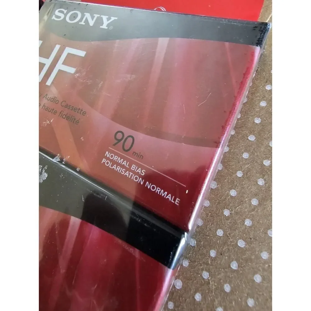 NEW 4 Sony HF 90 Minute Blank Audio Cassette Tapes High Fidelity C-90HFR
